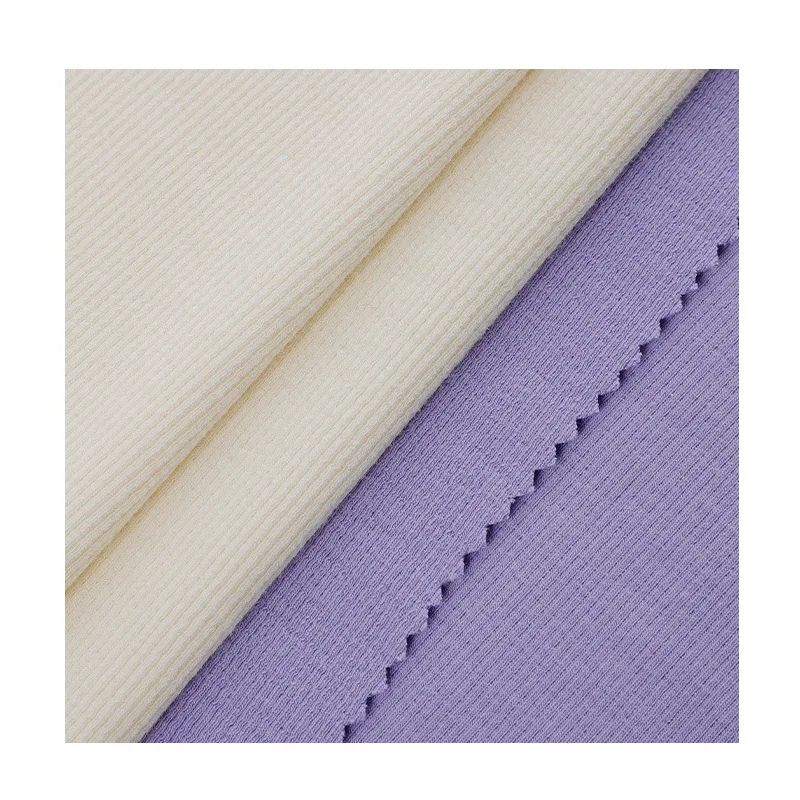 

Width 53" Comfortable Skin Friendly Solid Color Breathable Elastic Thread Fabric By The Yard For Vest T-Shirt Pants Material