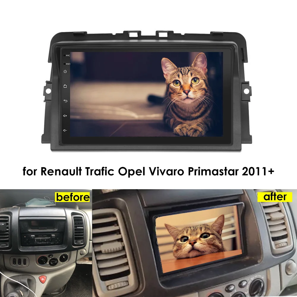 Car GPS Navigation For Renault Trafic 2008 Opel Vivaro Nissan Primastar 2011 Android 14 Car Radio Multimedia Stereo Video Player