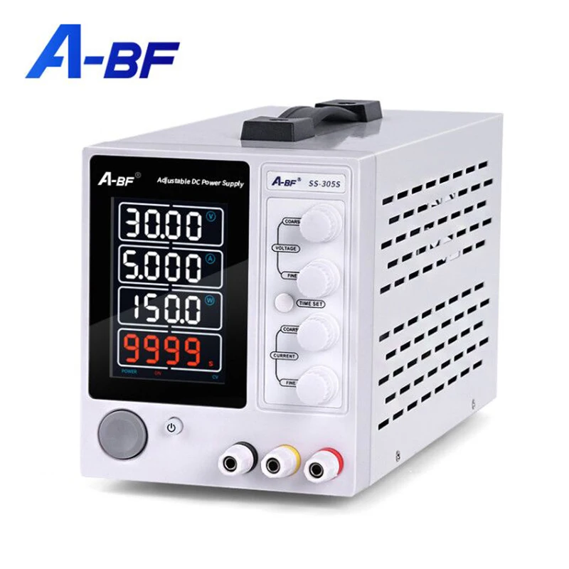 A-BF DC Regulated Power Supply Unit Bench Laboratory Power Feeding Lab Adjustable Current Voltage Electric Switching 30V 60V 10A