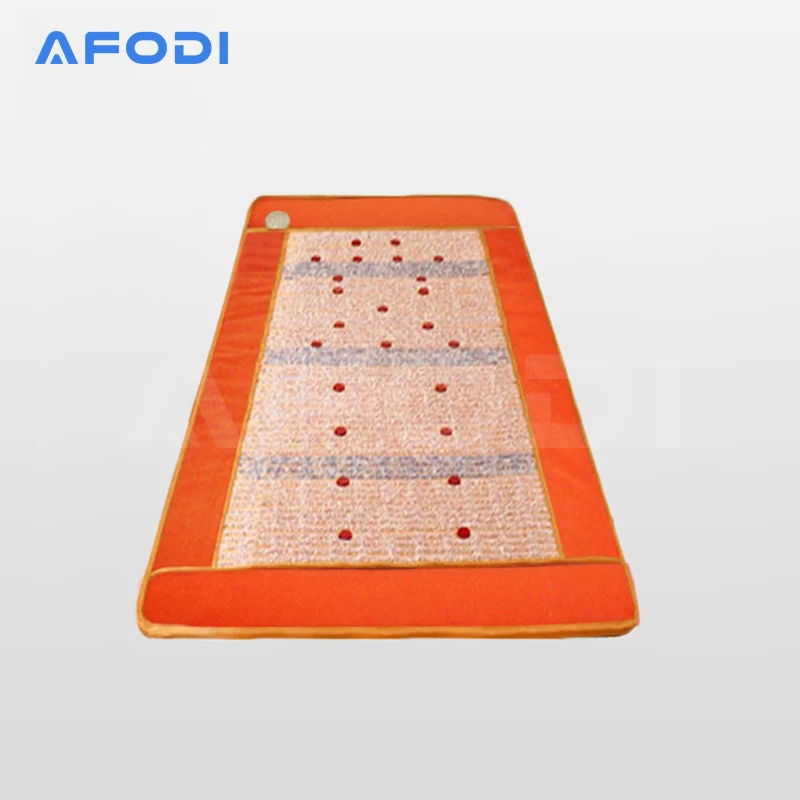 AFODI Relax Thermal Therapy Nano-ceramic Amethyst Massage Mattress Photon PEMF Far Infrared Negative Ion Bio Healing Heated Mat