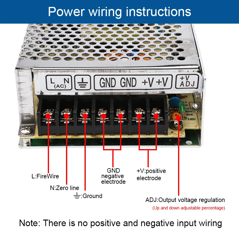 CNC Router Power Switch Lighting Transformer AC 110V-260V To DC 5V 24V 40V 48V LED Light Drive CNC Machine Tool Power Controller