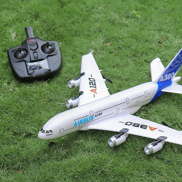 Wltoys rc飛行機3ch 2.4g pp rc飛行機固定無線数.380デュアルパワーグライダーrc飛行機モデルrcヘリコプターおもちゃ -  AliExpress