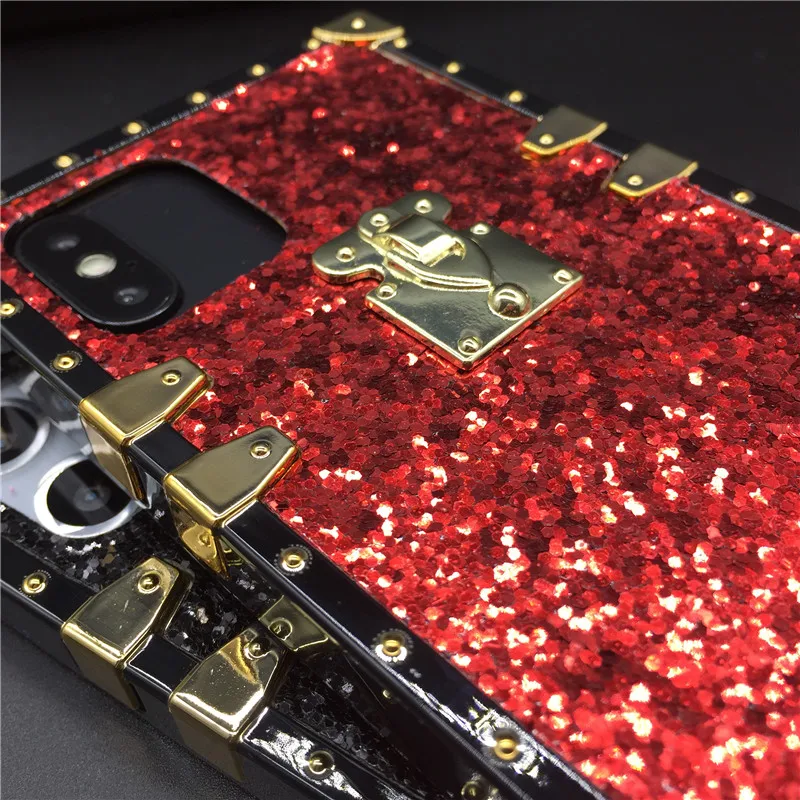 Luxury Bling Sequins Glitter Cover Gold Phone Case for Samsung Galaxy S24 Ultra S21 FE S10 S20 S22 Plus Note 20 10 9 S23 Ultra