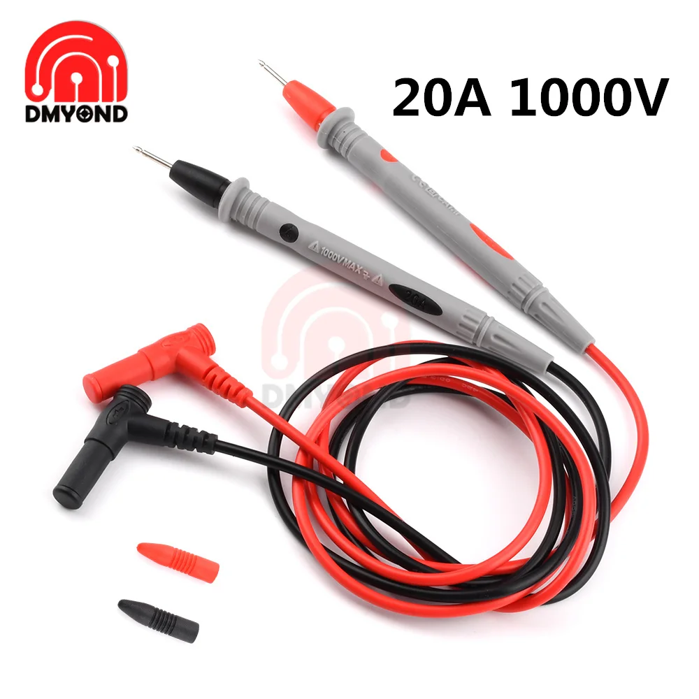 AC DC 1000V 20A 10A Digital Multimeter Test Leads Measuring Probes Pen Kit Universal Cable for Multi-Meter Tester Wire Tip