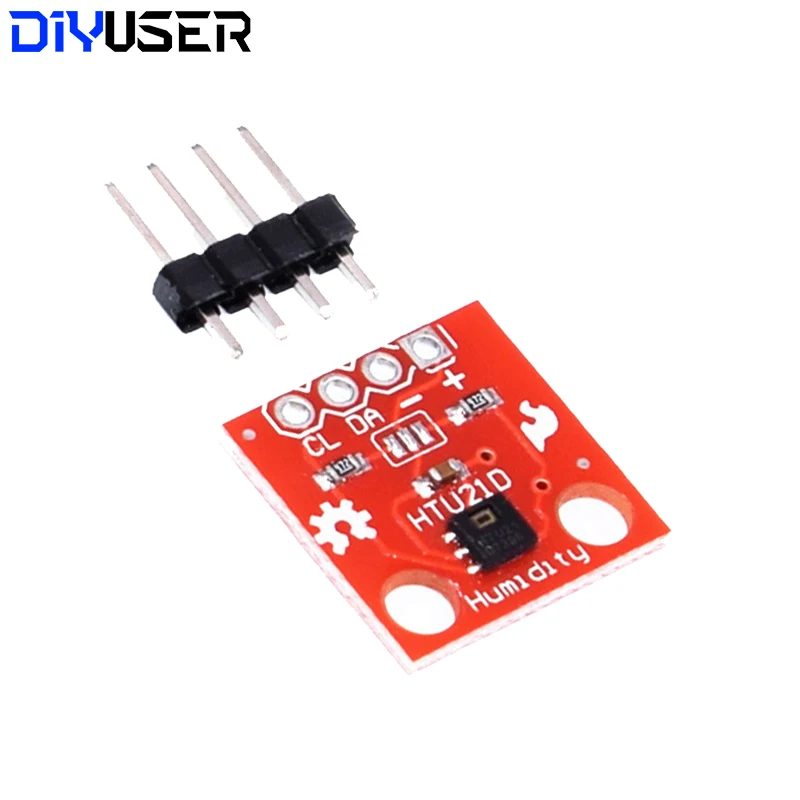 Temperature Humidity Sensor GY-213V-HTU21D HTU21D I2C Replace SHT21 SI7021 HDC1080 Module