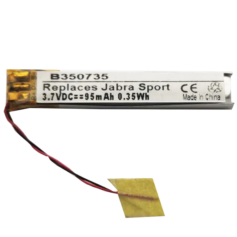 Nowy AHB390836 bateria do zestaw słuchawkowy Jabra Sport bezprzewodowy/bezprzewodowy plus zestaw słuchawkowy Bluetooth akumulatora 3.7V 95mAh