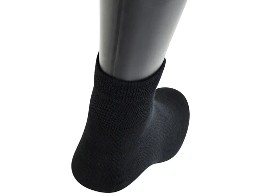 Imagen 2 del producto Yomandamor Calcetines para diabéticos extraanchos hasta el tobillo Coolmax para hombre con puntera sin costuras, 5 pares