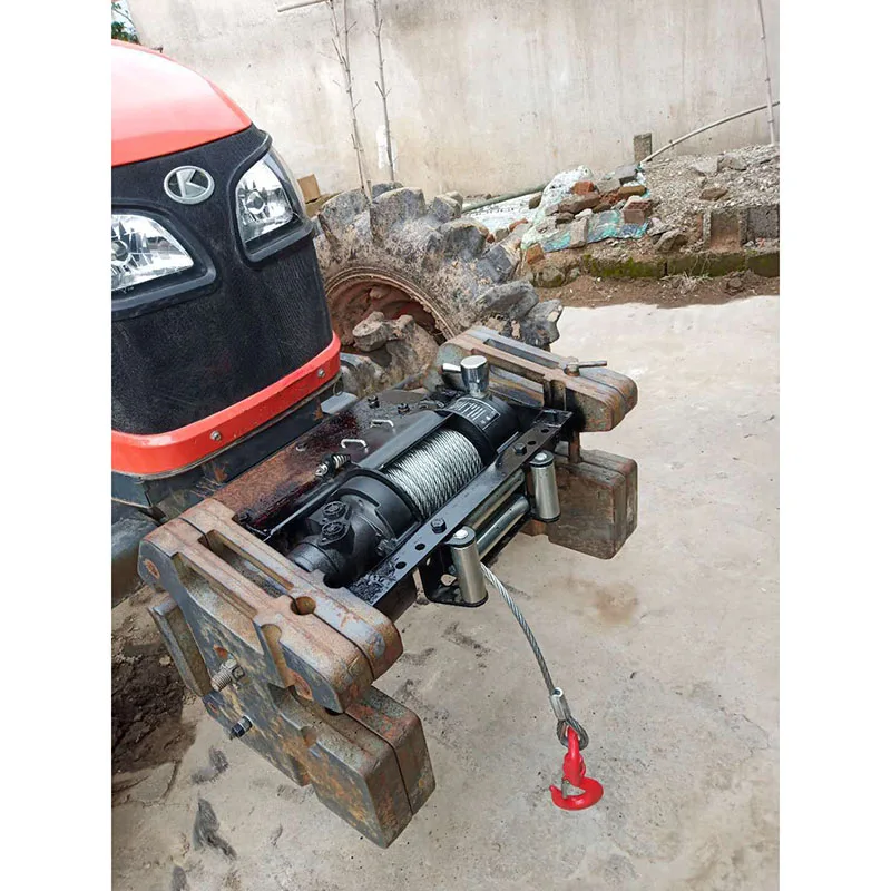 Wrecker hydraulic winch 4 ton winch tractor for agricultural machinery tractor wrecker accessories