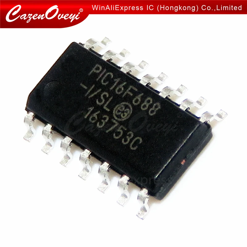 

2pcs/lot PIC16F688-I/SL PIC16F688 SOP-14 In Stock