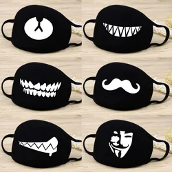 Men Women Mask Winter Mask Cute Teeth Smile Creative Cotton Cool Travel Mouth Mask Decorative Dust Fashion New Breathable Design