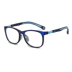 Kids Glasses Myopia Prescription Optical Eyeglasses Boys Girls Anti Blue Light TR90 Silicone Flexible Childrenâs Glasses Frame