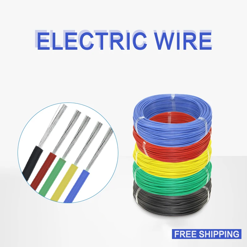 18AWG 20AWG 22AWG 24AWG 26AWG 28AWG 30AWG  Connector Heat-resistant Cable Wiring Soft Silicone Wire