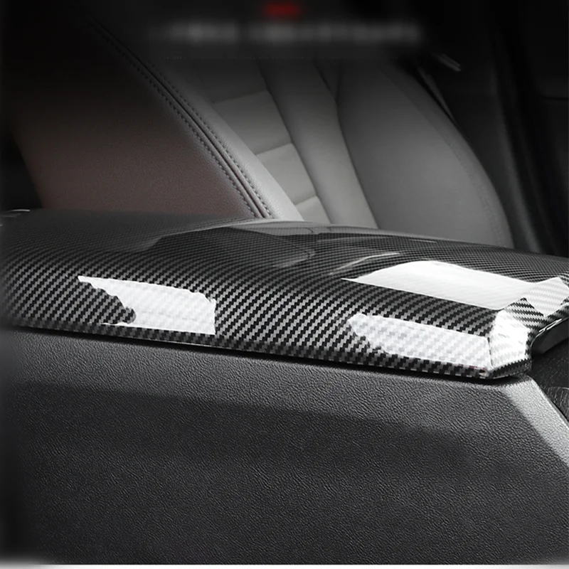 New Product Carbon Fibre Handrest Box Panel Decorative Cover Car Accessories For BMW 3 4 Series G20 G21 G22 M