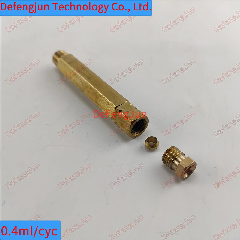 Brass Volumetric Oil Flow Metering Unit of Distributor and Separator Valve/Divider For Centralized Lubrication System 0.4ml/cyc