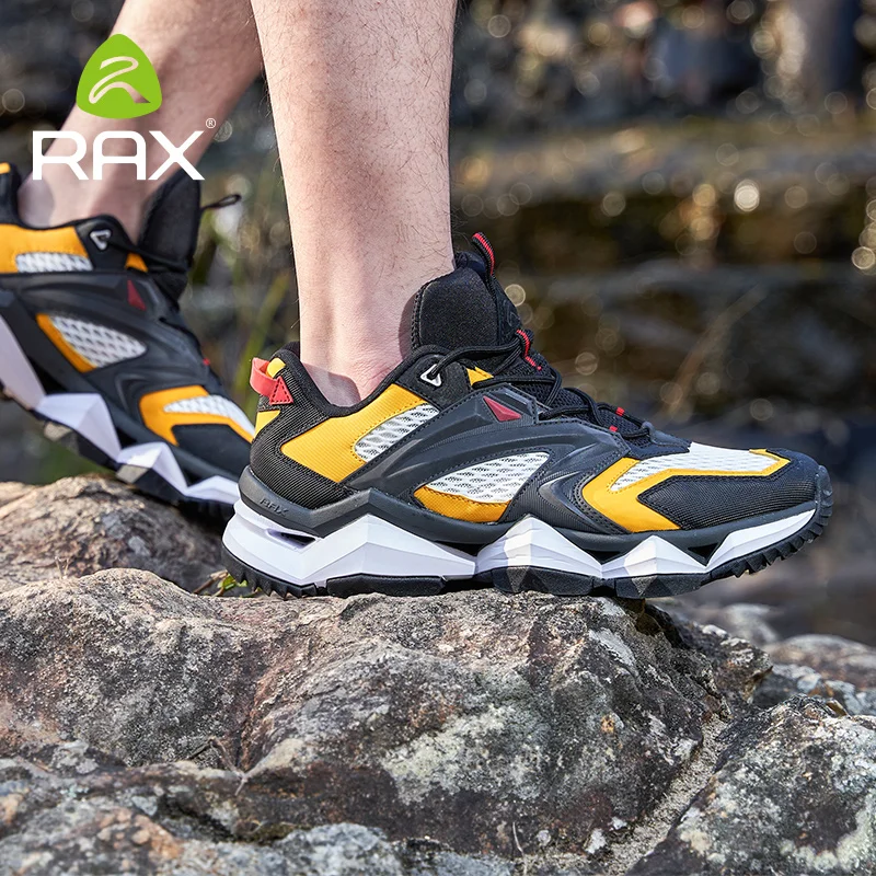 

Rax Men Up Trekking Shoes Outdoor Wading Water Shoes Breathable Mesh Quick Dry Women Ankle Sneakers Walking Non-slip