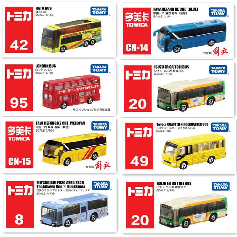 Takara Tomy Tomica Mini Metal Diecast Voertuigen Model Speelgoed Auto 'S Collectie Gift Motor Reizen Bus Model