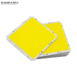 LED COB sorgente di luce di Pannello di 100*95 millimetri DC 12V 50W piazza COB chip per la Lampada a led alta cob luminosa Matrice Caldo Bianco Freddo Della Lampadina