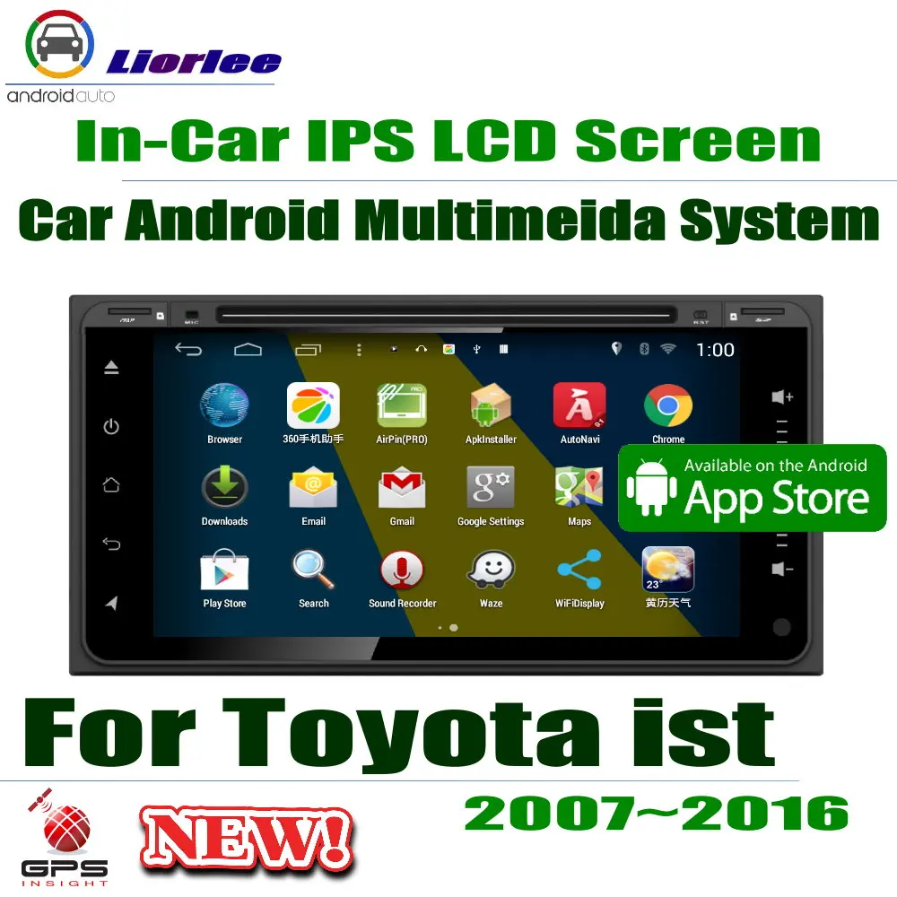 

For Toyota ist / Urban Cruiser / Scion xD 2007-2016 GPS Navigation Carplayer Android System RockChip PX5 1080P 7" HD IPS DVD CD