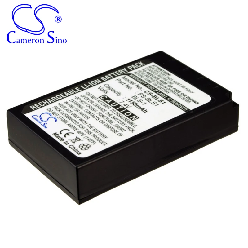 CameronSino Battery for Olympus Evolt E-450 Evolt E-410 Evolt E-620 Evolt E-400 fits Olympus BLS-1 Digital camera Batteries