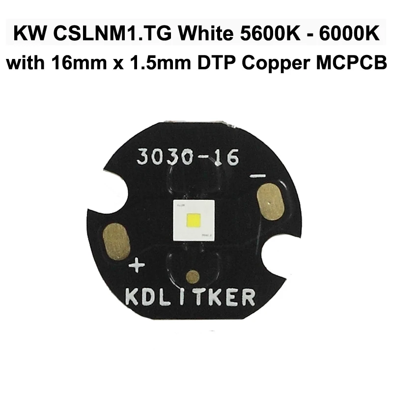 KW CSLNM1.TG White 5600K - 6000K LED Emitter (1 pc)