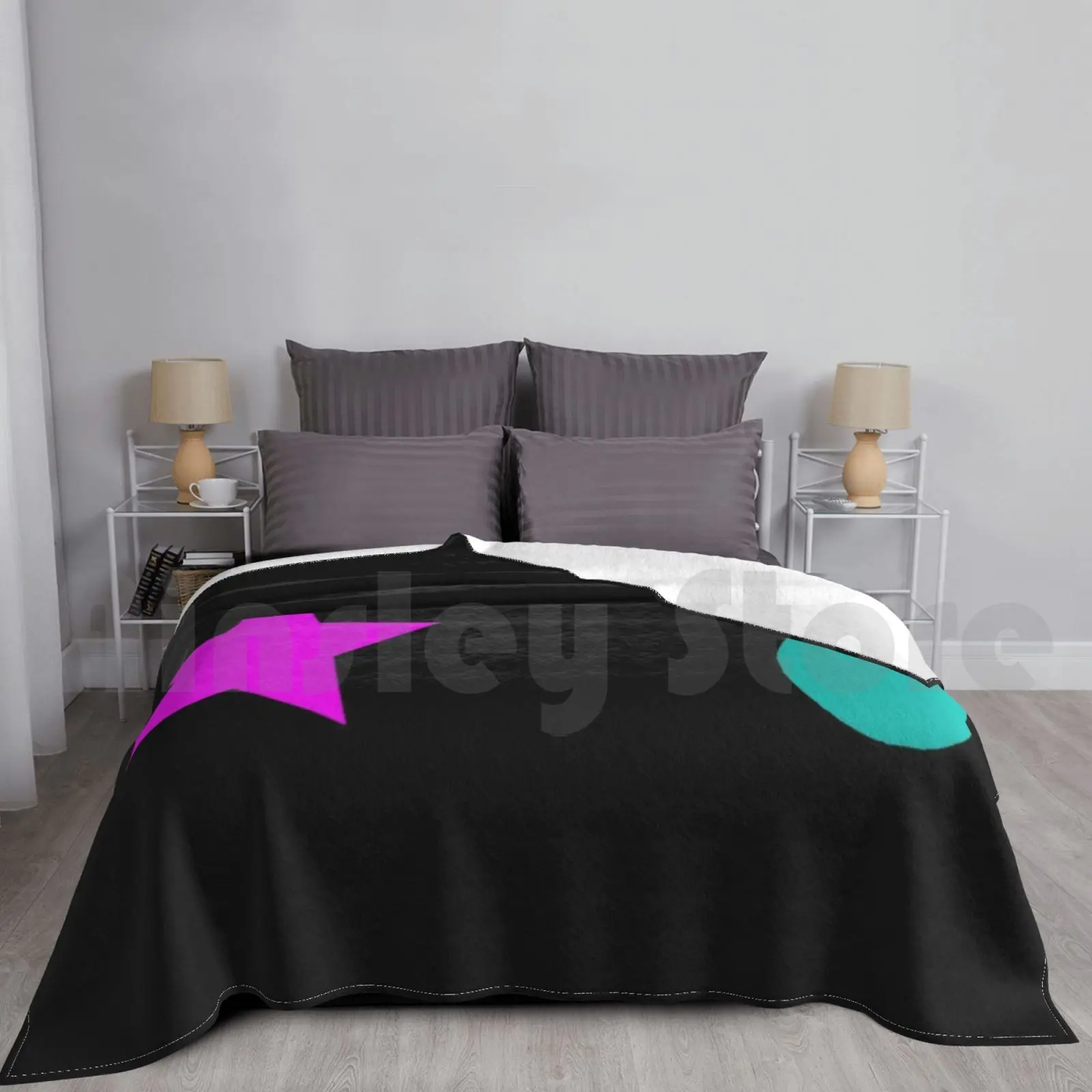 Anime Hunterxhunter-Cheek Of Hisoka Blanket For Sofa Bed Travel Anime Hxh Hisoka Star Tear Drop Symbol