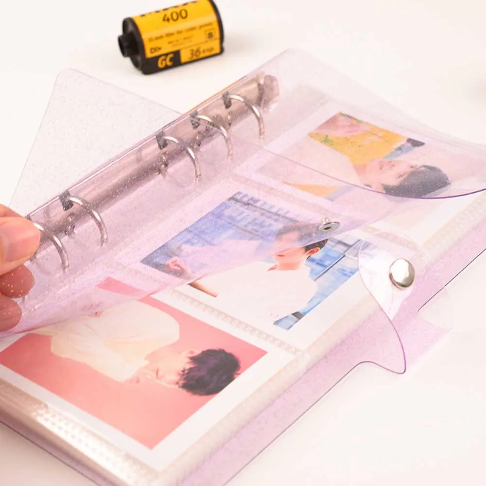 A6 Transparent Loose Leaf Binder Notebook Inner Core Cover Note Book Journal Planner Office Stationery Supplies