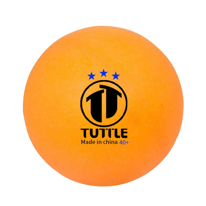 Tuttle-Balle d\'entraînement de tennis de table 3 étoiles, nouveau matériau 40 + ABS haute élasticité pour ping-pong multi-entraînement