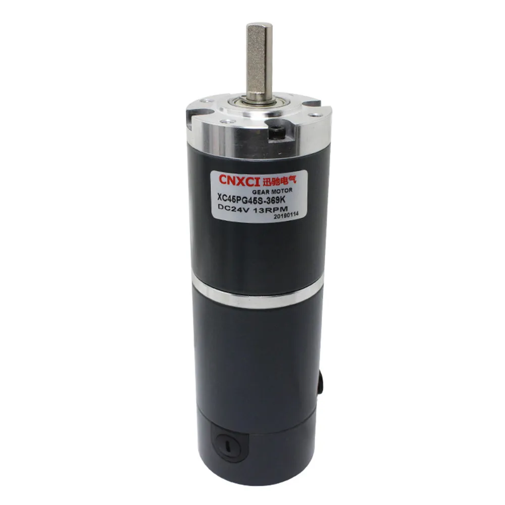 45PG45S Planetary Gear motor DC 12V24V Outer Diameter 45mm 8mm Shaft Low Speed High Power Large Torque  for DIY Model