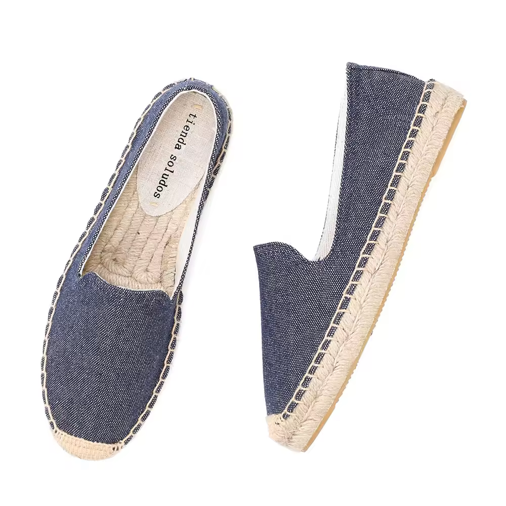 2020 מזדמנים מיהרו להחליק על espadrilles 2021 מכירה zapatios אמיתי sapatos נשים נעלי ספורט קריקטורה פשתן