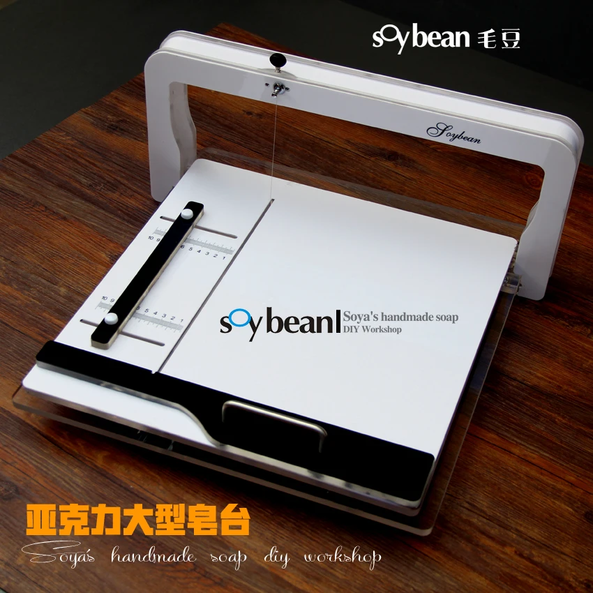 Bean Home Handmade Soap Soap Cutter Soap Cutting Set Soap Cutting Knife Steel Wire Knife Soap Cutter Acrylic Mold