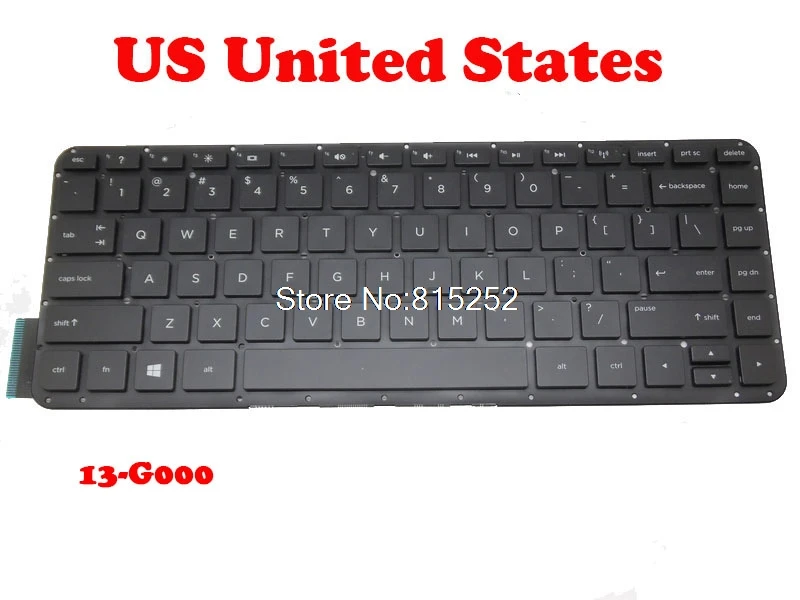 

Клавиатура для ноутбука HP 13-F010DX 13T-F000 13-G000 13-G101XX 13-G110DX 13-G118CA 13-G210DX CA Canada/SP Spanish/NE Nordic/US/UK