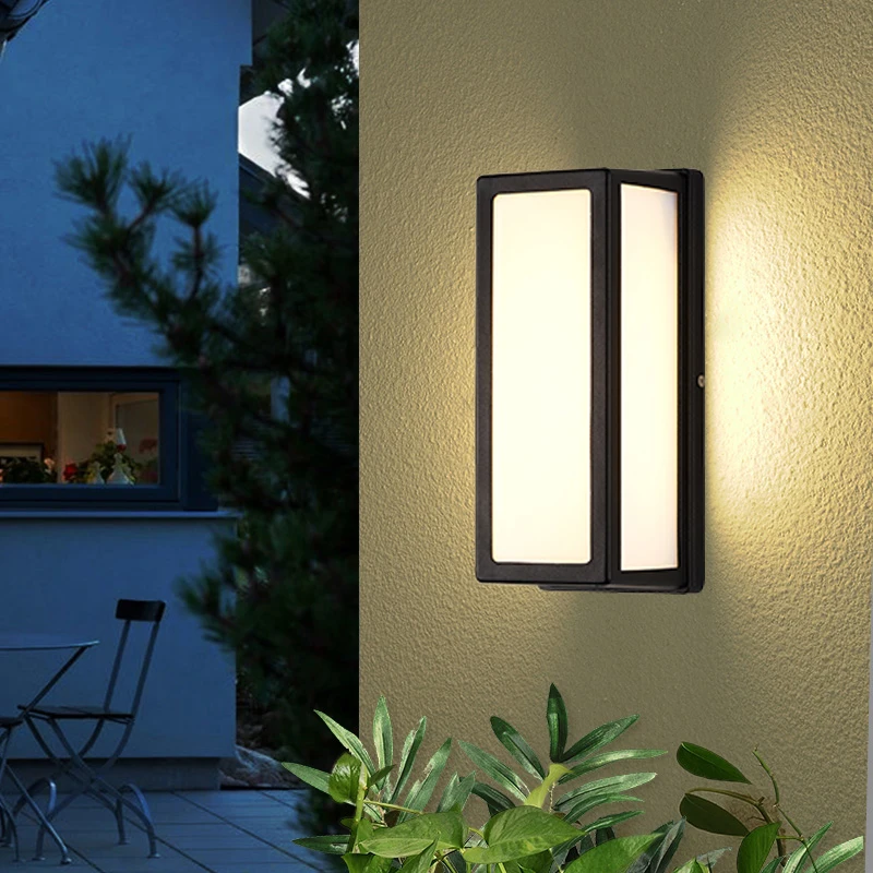 Imagem -03 - Luminária de Parede Moderna de Led 18w Alumínio à Prova Dágua Ip54 Jardim Varanda Pátio Porta da Frente Iluminação de Parede