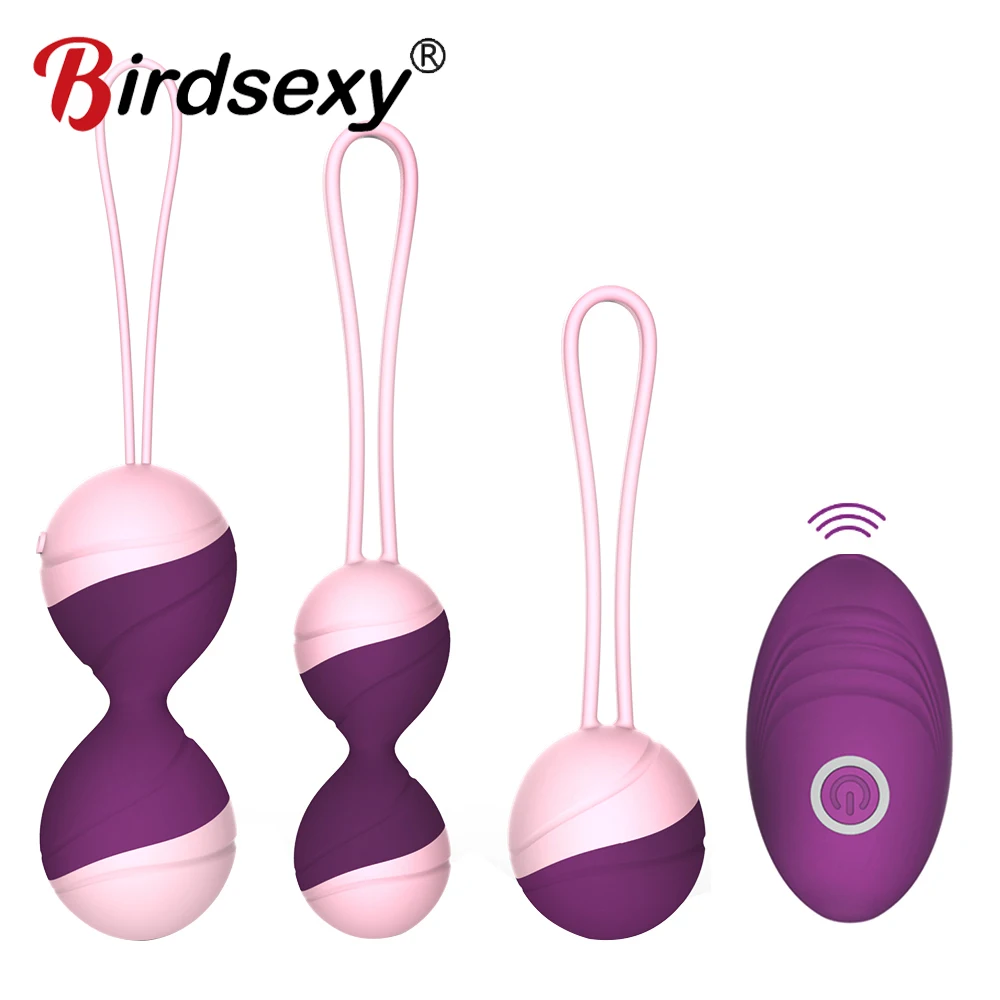 Kegel Balls Vibrating Egg Sex Toys for Woman Wireless Remote  Vaginal Tighten Exercise 10 Speed Vbrator Adult Sex Toys for Woman