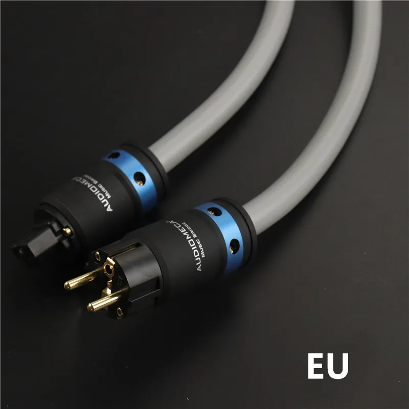 AUDIOMECA hifi power cable audio pure copper fever power cord gold-plated American standard plug