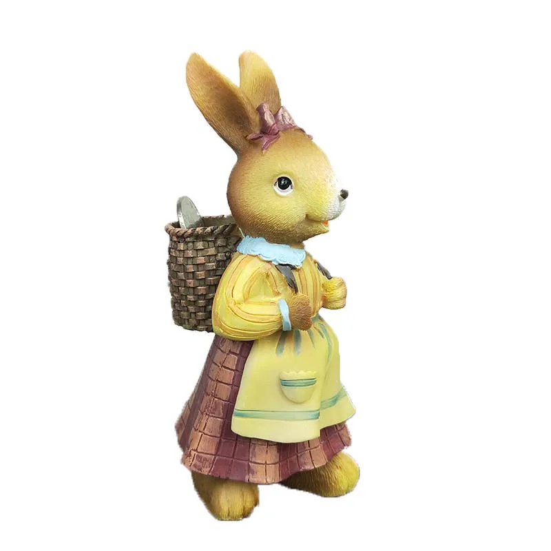 Pastoral rabbit decoration bedroom desktop creative animal ornaments Easter bunny home furnishings