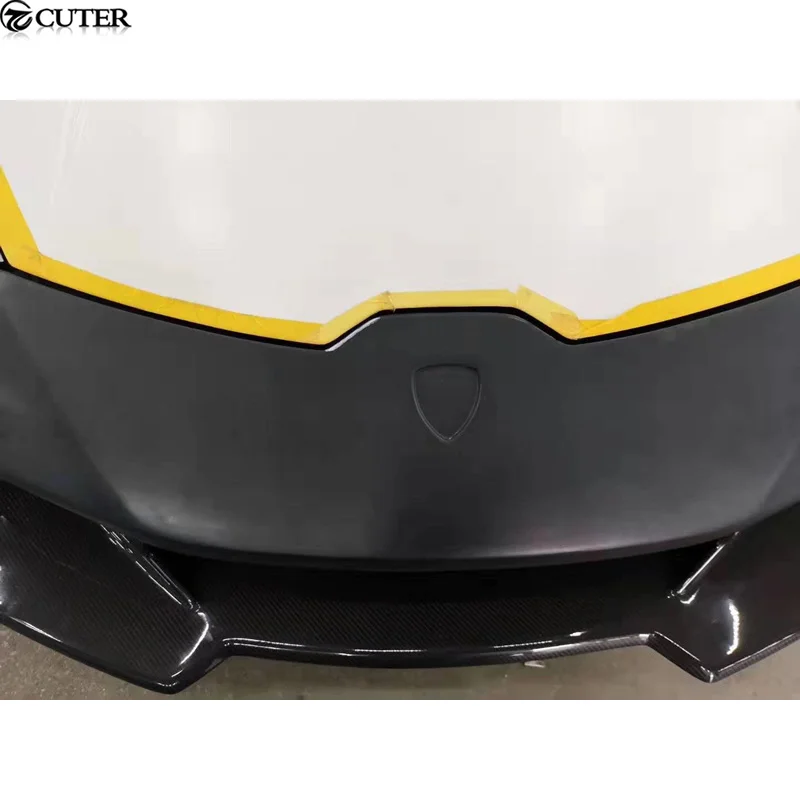 Lp610 Lp580 Carbon Fiber Frp Front Bumper for Huracan Lp610 Lp580 v Style Car Body Kit 2015