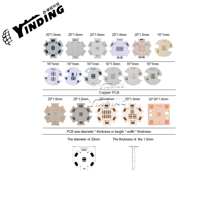 2PCS YINDING UVC 3535 0.3-8W High power led 365-400NM 3535 UV light UV curing led、Light Emitting Dio 3535 SMD reflow soldering