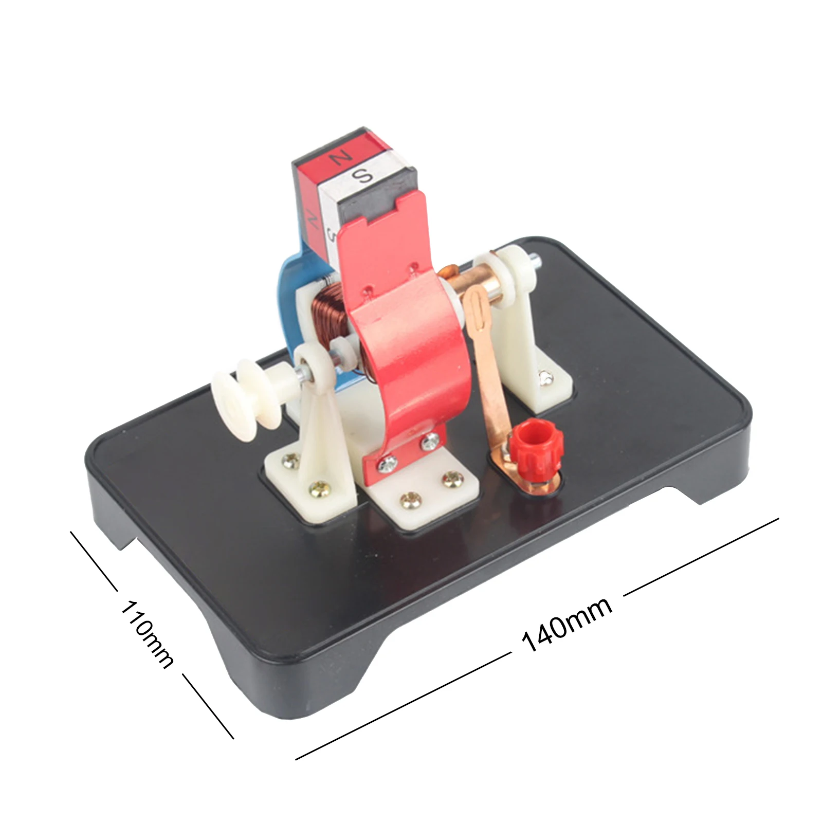 Permanent Magnet DC Small Motor Model Physics Experiment Instrument with Disassembly Wires Tool Physical Electric Motor Working