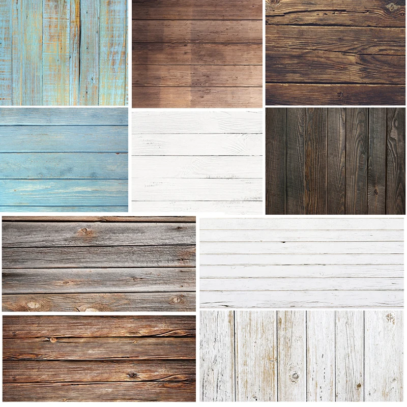 52X84CM Double-Sided Wood Grain Background Paper Photography Props Decoration