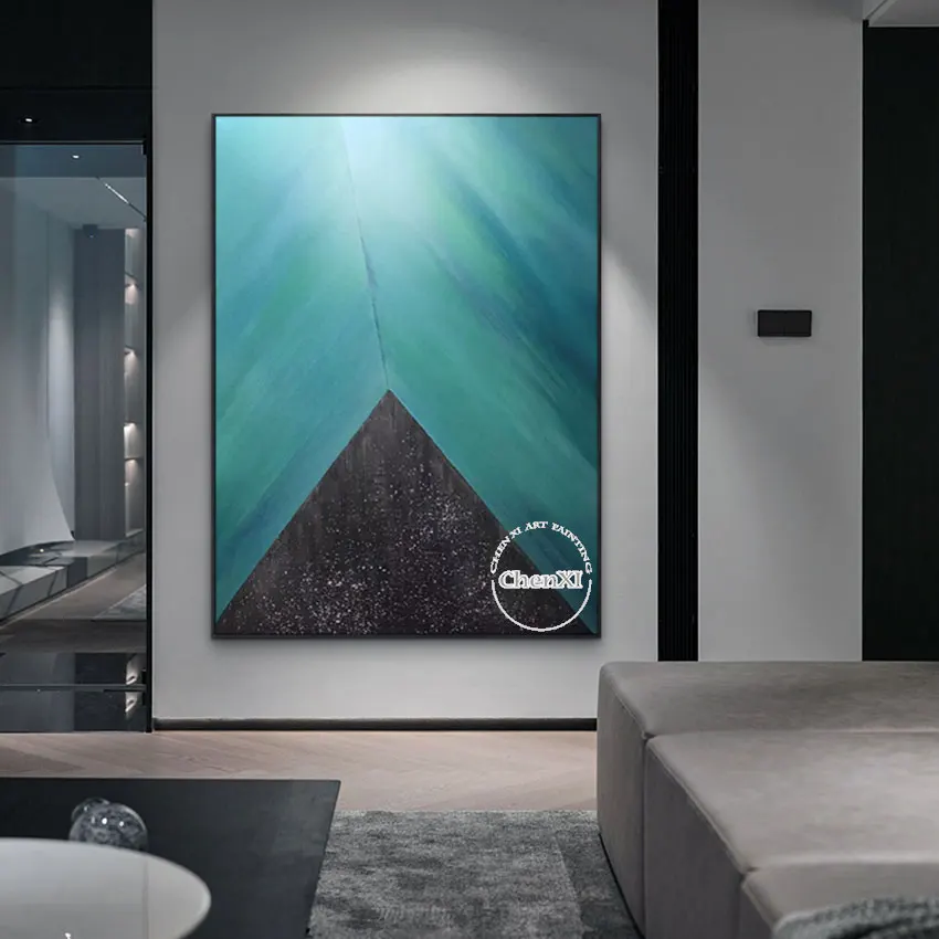 

Unframed Abstract Art Oil Paintings on Canvas, China Artwork, Modern Wall Decor, Living Room Accessories, New Arrival