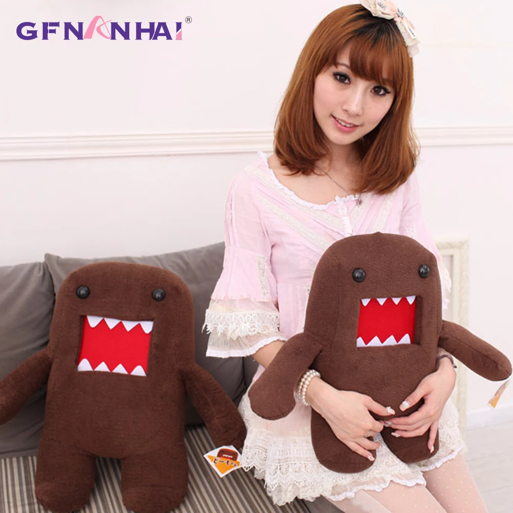 Domo Kun-peluche Kawaii creativo de 32/42CM para niños, de dibujos animados muñeco de peluche, regalo de cumpleaños y Navidad, 1 unidad