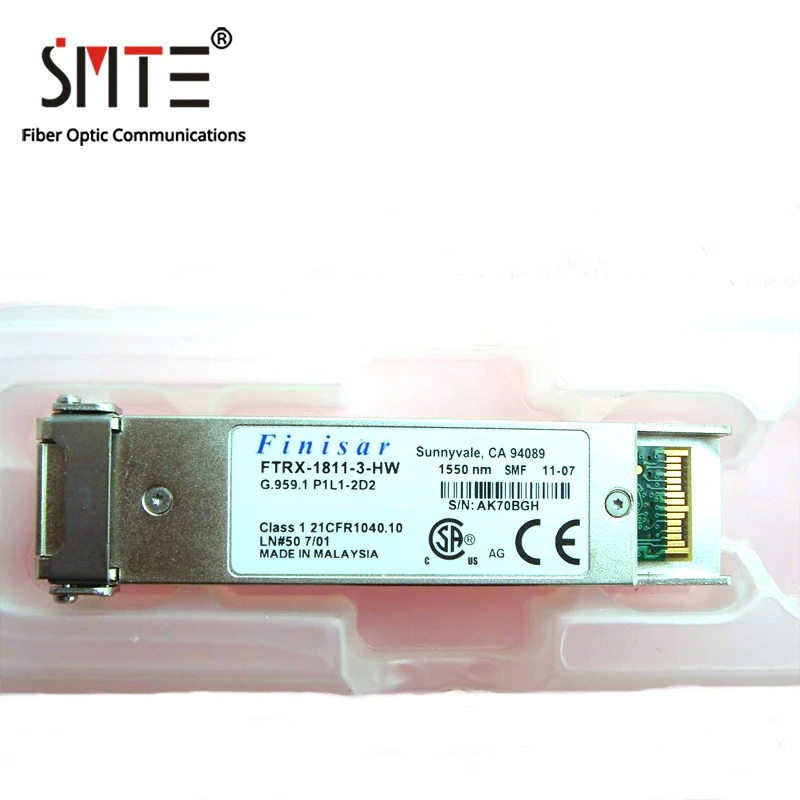 

Finisar FTRX-1811-3-HW 10G-1550nm 80km XFP Single-Mode Fiber Optical Module Transceiver