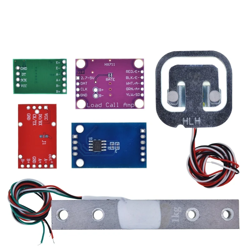 TZT HX711 AD Gewichtsmodul 1 kg 2 kg 3 kg 5 kg 10 kg 100 g Wägezellenmodul Wägedrucksensor Messwerkzeuge – Detail 29