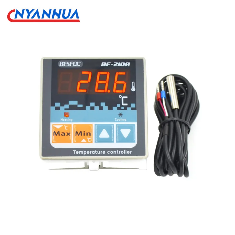 Termostato inteligente con pantalla Digital BF210A, controlador de temperatura, interruptor de Control de temperatura de 220V ajustable