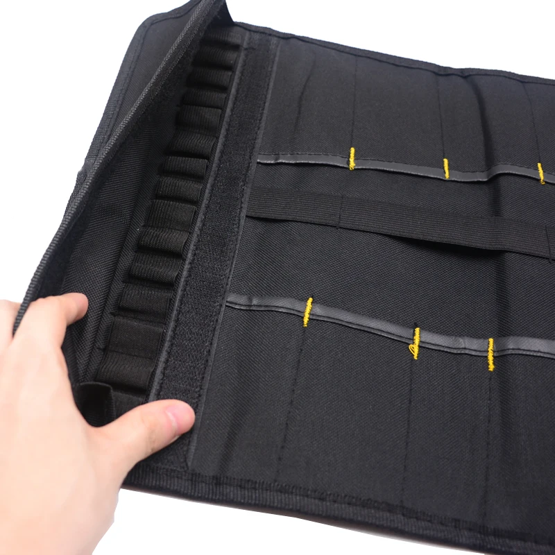 1PCS Quality Multi-purpose Oxford Cloth Car Repair Kit Bag Screwdriver Plier Wrench Roll Repairing Tool Storage Bags