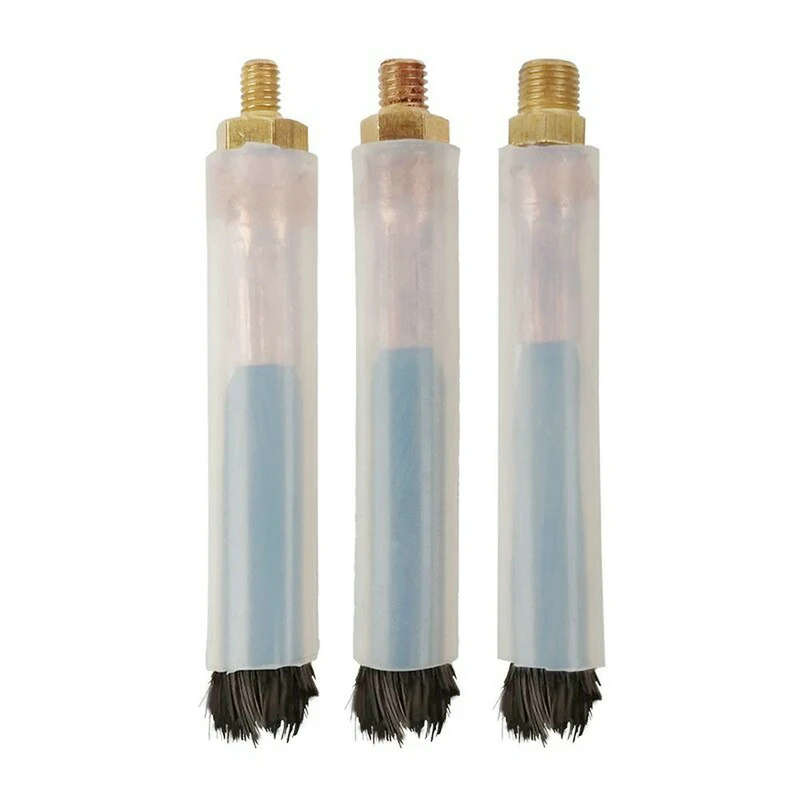 

10PCS Copper Head Weld Brushes M6/M8/M10 For Weld Seam Bead Joint Cleaning Polishing Machine Welding Seam Cleaner