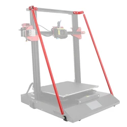 Red Supporting Rod Set only for CR-10S Pro/CR-10S Pro V2 3D Printer, DIY Upgrade 3D Printer Supply Parts for Creality 3D Printer