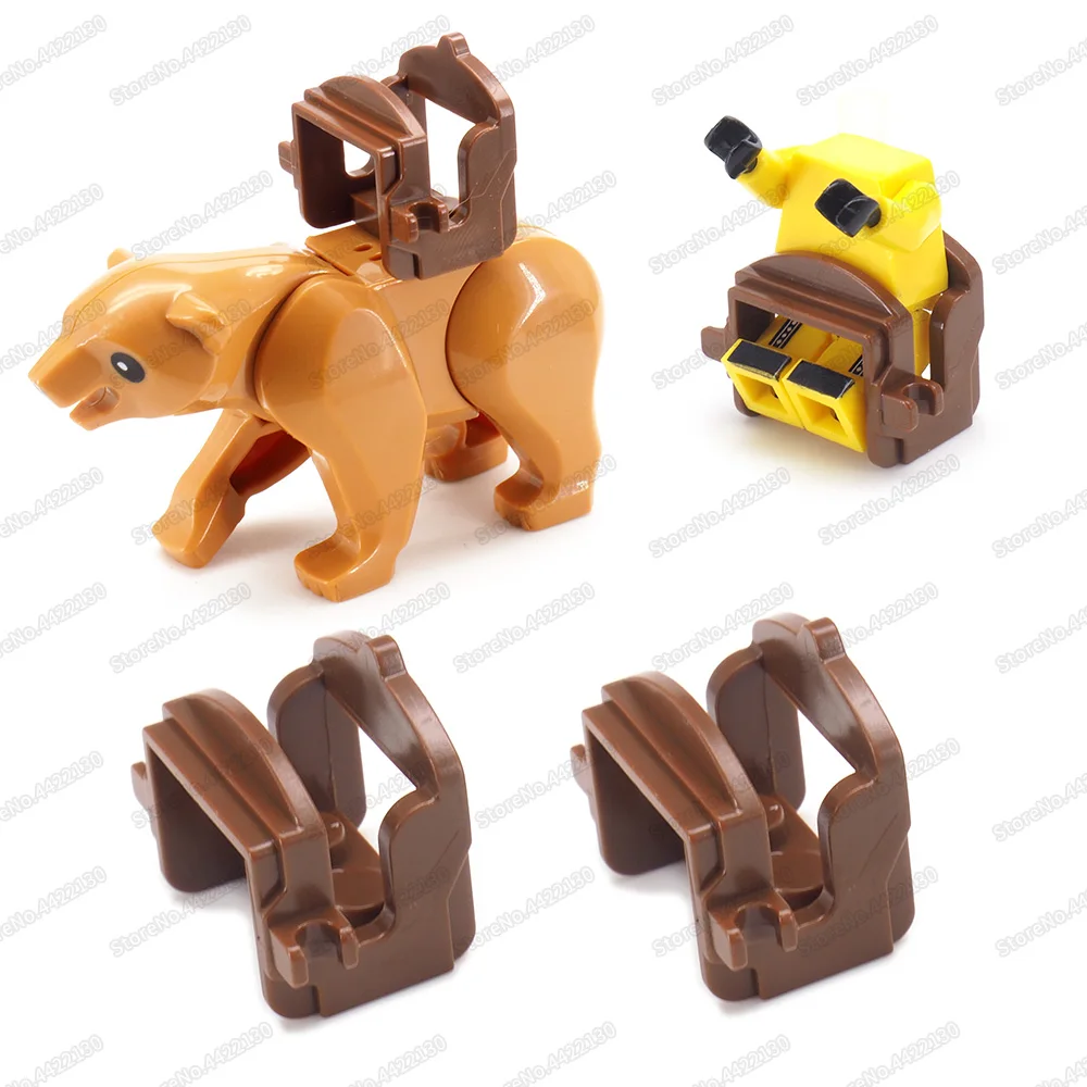 War Beast Pet Figures Saddle Building Block Accessories Equipment Moc Beast World Battle Group Model Child Gifts Christmas Toys