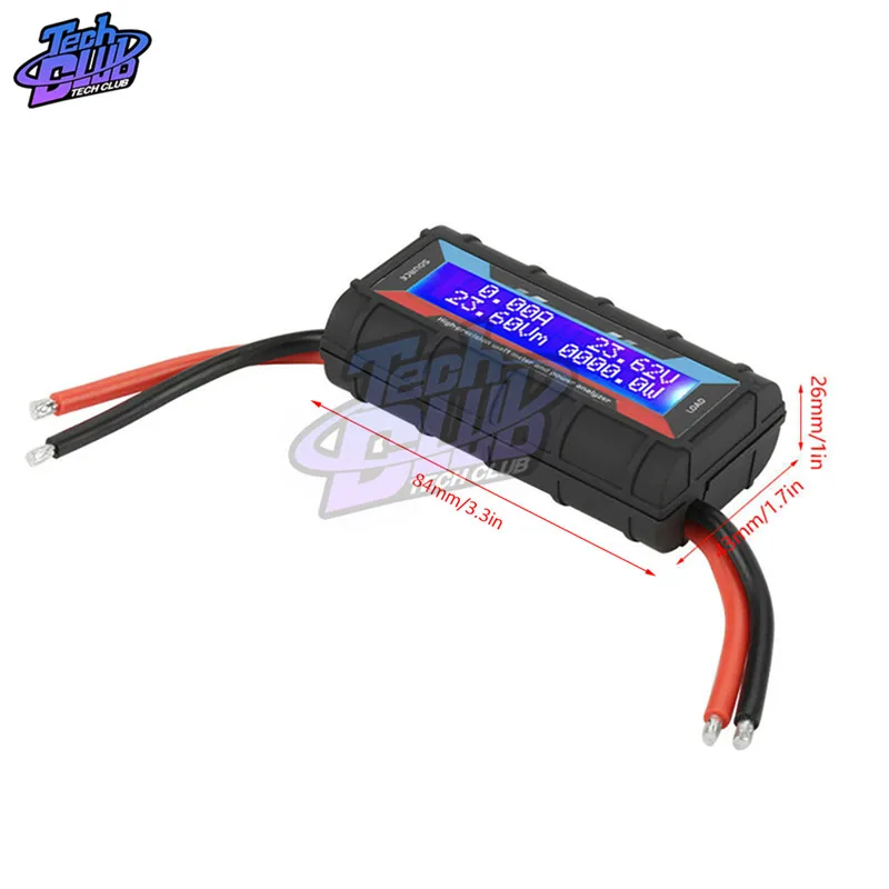 60V 130A Wireless Battery Tester Digital LCD 0.1W Watt Meter Power Volt Amp Monitor Analyzer for RC model airplane