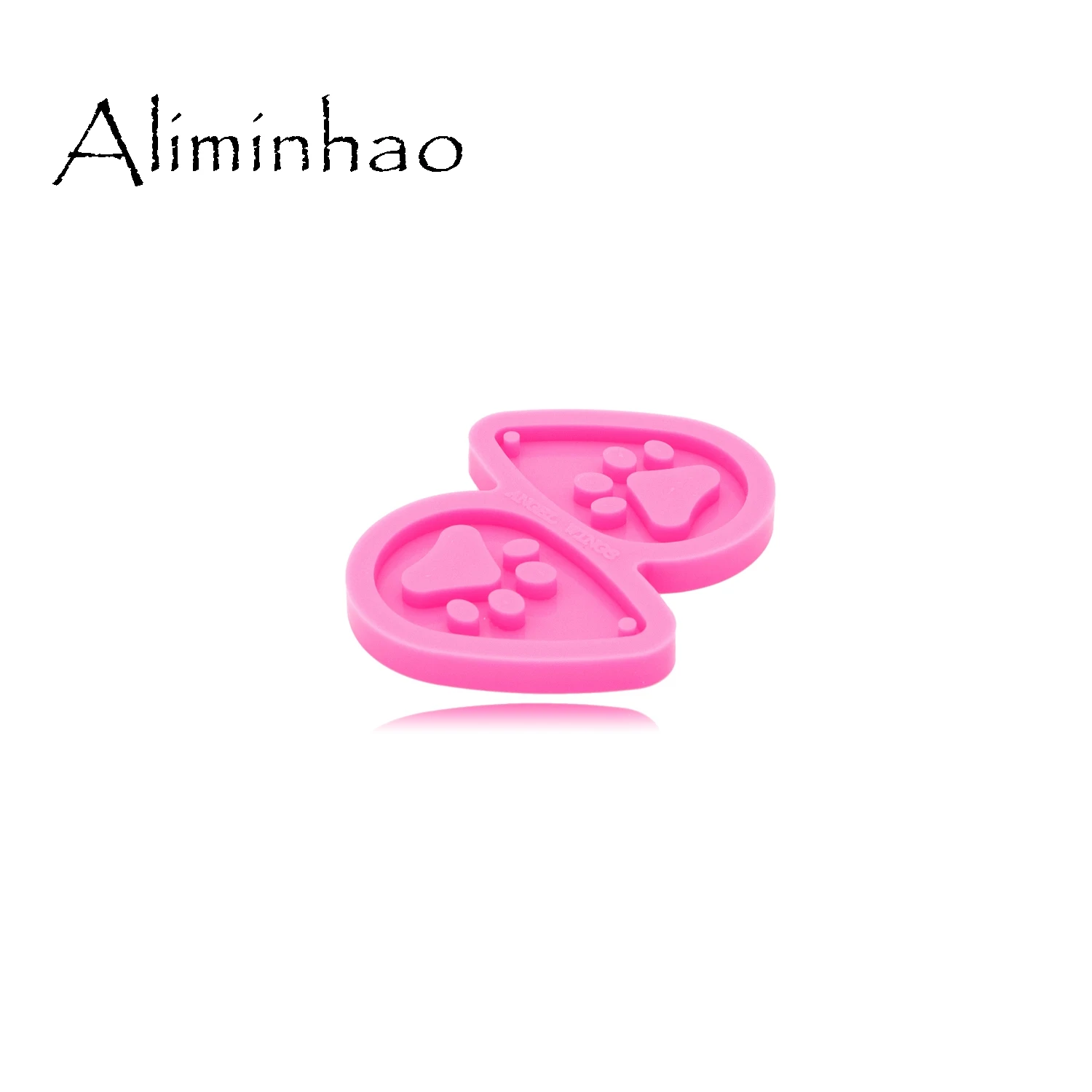 DY0419 L/M/S Bear pawtear drop hoop earrings Handmade DIY epoxy mould Silicone Molds fashion jewelry resin craft molds